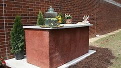 How to Build an Outdoor Bar with Concrete Block