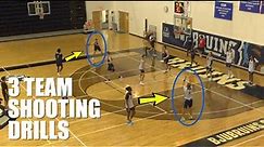 3 Competitive Basketball Team SHOOTING DRILLS - Better Rebounding, Passing, Shooting