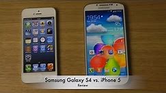 Samsung Galaxy S4 vs. iPhone 5 - Review