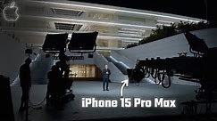 How Apple Filmed Their Event With iPhone 15 Pro | RARE BTS FOOTAGE