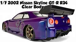 RC Update - 1/7 2002 Nissan Skyline GT-R R34 Clear Body: ARRMA Infraction 6S