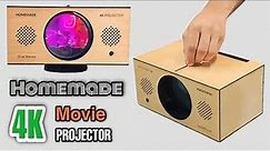 How To Make a DIY Projector || How to make Projector at Home using Magnifying Glass