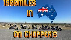 1500Mile Harley Davidson Chopper Journey in Australia