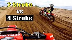 125 Two-Stroke vs 450 Four-Stroke: What's Faster?