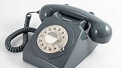 GPO 746 Retro Rotary Telephone - Grey