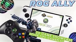 ❎MASSIVE Xbox 360 Emulation | Xenia Canary - 50 Games Tested ASUS ROG Ally - Setup | Tips | Gameplay
