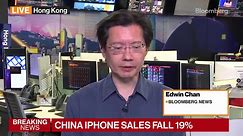 Apple's iPhone Sales See Worst Quarter in China Since 2020