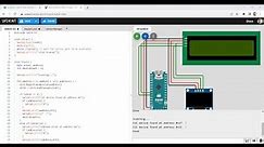 Arduino I2C Scanner Simulation