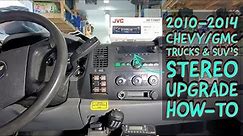 Chevy Silverado Aftermarket Stereo Install How to