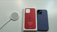 Apple Silicone Case with MagSafe (for iPhone 13 Mini) - Product Red Unboxing and Review