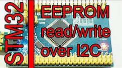STM32 writing and reading EEPROM programming in Keil