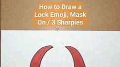 How to Draw a Lock Emoji, Mask On / The Nightmare Before Christmas Lock, Shock, and Barrel Emoji