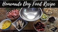 Homemade Dog Food Recipe #4 - Raw, Fresh, Homemade Dog Food!