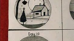 Draw 30 Days 30 scenery challenge.#day10. #youtube #drawing #transition #viral #challenge