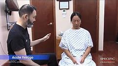 Acute Severe Vertigo HELPED by Dr Suh Gonstead Chiropractic NYC