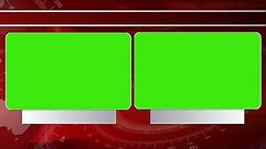 Free HD green screen Double window News Animation for Multipurpose Graphic use