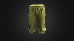 Tracksuit Pants (Yellow) | PUBG - 3D model by pubgitems.info (@pubgitems.pro)