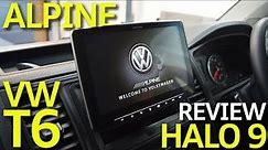 Alpine iLX-F903D Halo 9 Review - Volkswagen Transporter T6