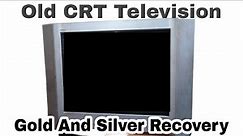 Old CRT Television IC Chips Gold And Silver Recovery | Recover Gold And Silver From Television
