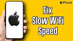 How to Fix WiFi Speed too Slow on iPhone EASY!!