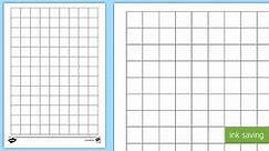 2cm Squared Editable Paper Worksheet