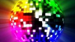 Rainbow Disco Lights Rotating Colorful Party Ball