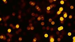 Bokeh Light Blur Sparks Golden Circles