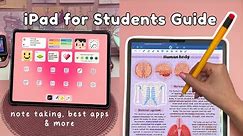 iPad for Students ✏️ note taking, best apps, tips & accessories