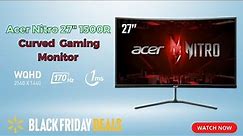 Acer Nitro 27" 1500R Curved WQHD (2560 x 1440) Gaming Monitor P2bmiipx Full Review