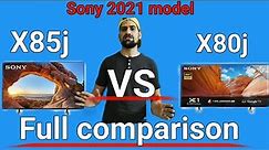 Sony 2021 X85J VS X80J Full Comparison with Depth Reviews