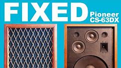 The BEST Pioneer Speakers? CS-63DX Restoration