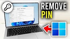 How To Remove Pin From Windows 11 - Full Guide