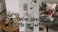 6 Modern Dollar Store DIY Decor projects For Autumn | DOLLAR STORE DIY CHALLENGE