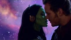 Guardians of the Galaxy 2 [GOTG 2] (2017) Star Lord and Gamora Kiss/Kissing Scene Explained