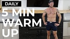 5 MIN WARM UP | FULL BODY WARMUP FOR AT HOME WORKOUTS | TIFFxDAN
