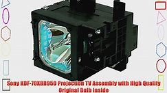 Sony KDF-70XBR950 Projection TV Assembly with High Quality Original Bulb Inside
