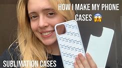 HOW I MAKE MY PHONE CASES!