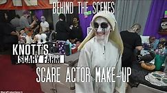 Scare Actor Makeup Behind the Scenes at Knott's Scary Farm