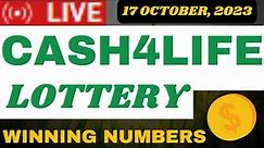 Cash4Life Lottery Drawing Results Oct 17, 2023 - Cash Ball - Winning Numbersc