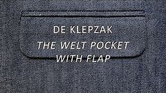 Het naaien van een klepzak / paspelzak met klep / Sewing a welt pocket with flap