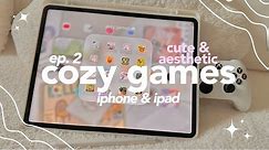 cozy games for mobile 🍓☁️ | 11 cute & aesthetic mobile games for iphone & ipad.