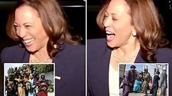 Kamala Harris under fire for LAUGHING while being grilled on Afghanistan crisis as she tanks in polls