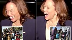 Kamala Harris under fire for LAUGHING while being grilled on Afghanistan crisis as she tanks in polls