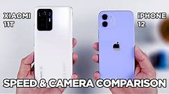 Xiaomi 11T vs iPhone 12 SPEED TEST & CAMERA Comparison | Zeibiz