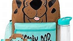 Scooby-Doo Kids 4 Piece Backpack Set | Boys & Girls Rucksack Bundle with School Bag, Pencil Case, Lunch Bag & Water Bottle