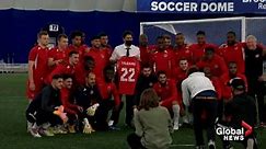 Trudeau visits Canadian men’s soccer team before crucial World Cup qualifier against Mexico
