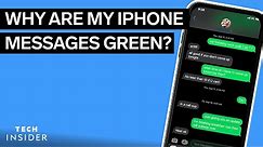 Why Are My iPhone Messages Green?