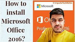 How to Download and Install Microsoft Office 2016 | How to Donwload MS Office 2016