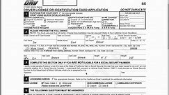 CA DMV Form DL-44 ≡ Fill Out Printable PDF Forms Online