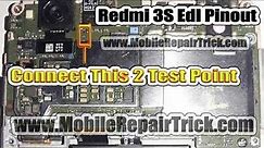 Redmi 3S Edl Test Pinout | Xiaomi 2016037 Edl Test Pinout
